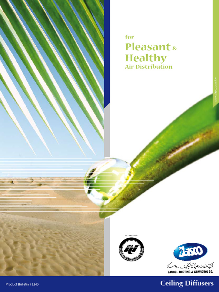 DASCO Ceiling Diffusers Overview | PDF | Mechanical Engineering ...