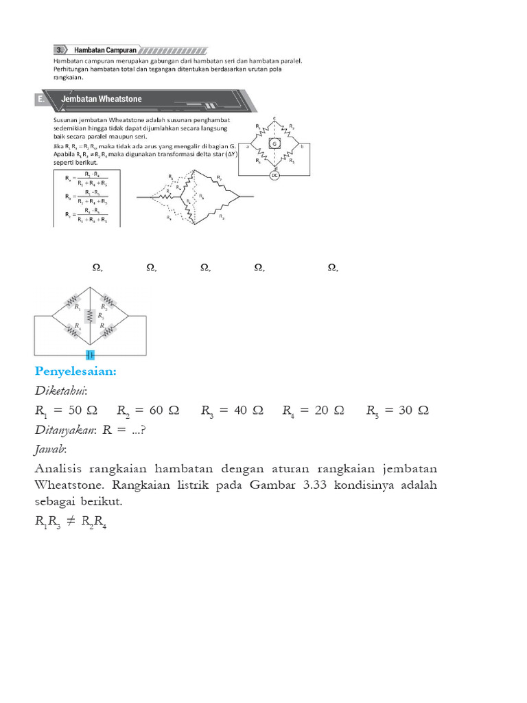 Contoh Soal Rangkaian Campuran | PDF