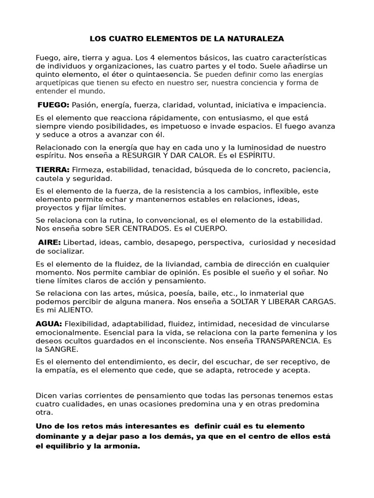Cuatro Elementos de la Alquimia | PDF | Alquimia | Incendios