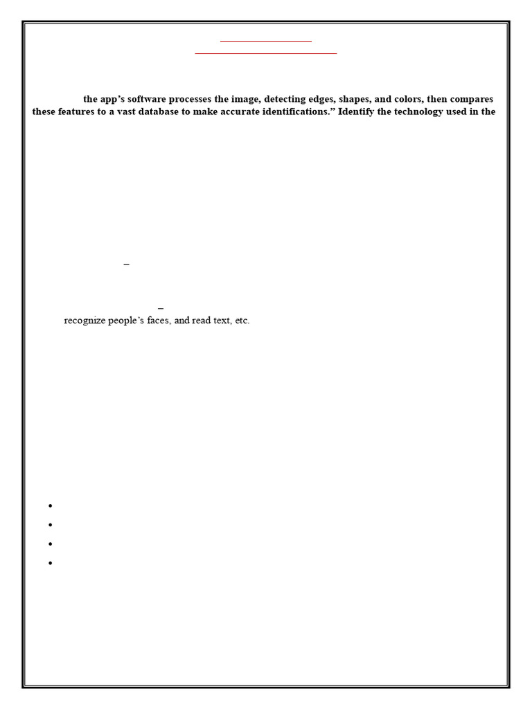 Class 10 Computer Vision Overview | PDF | Computer Vision | Image ...