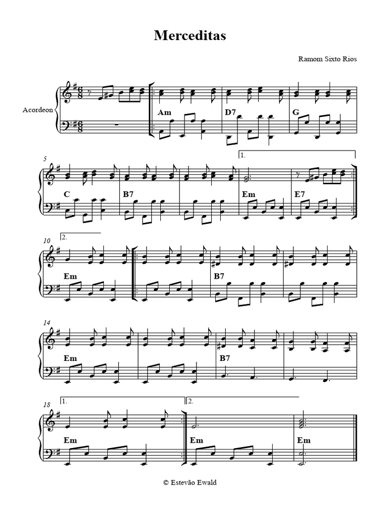 Acordes da Música Merceditas | PDF