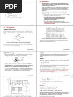 In This Lecture:: Analogue PWM Encoding