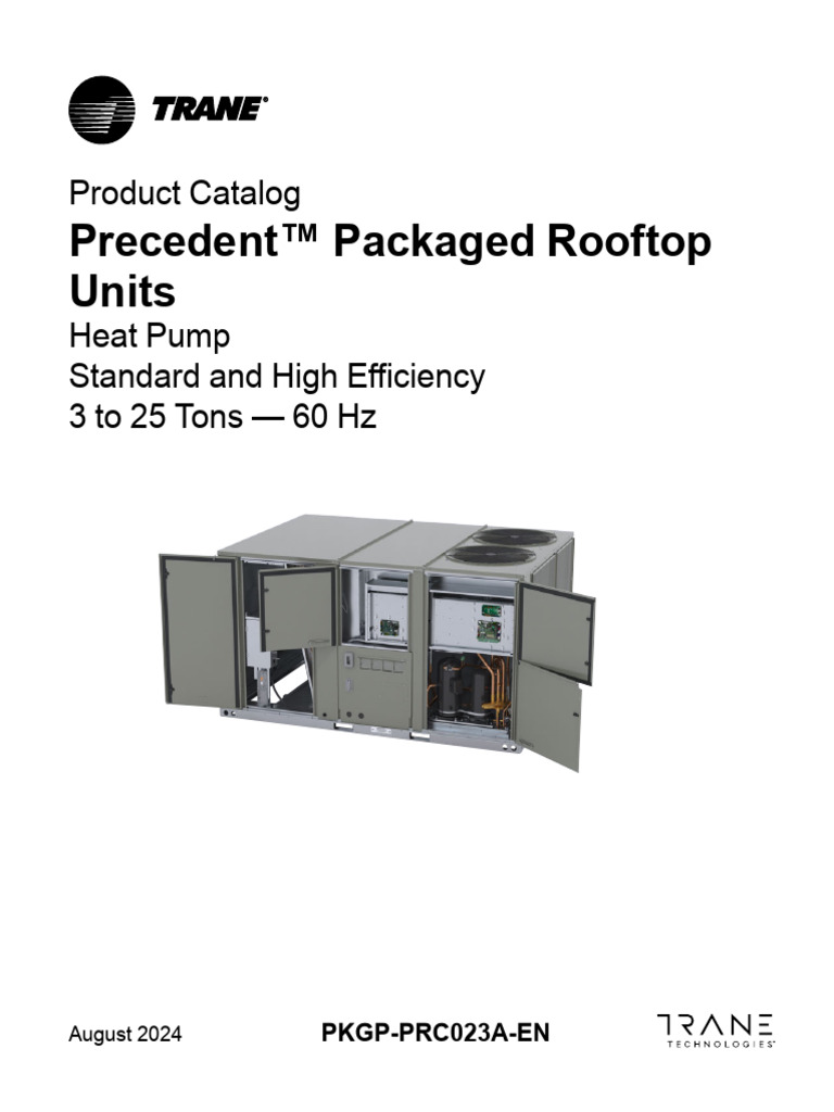 Precedent Packaged Rooftop Units Catalog | PDF | Air Conditioning | Switch