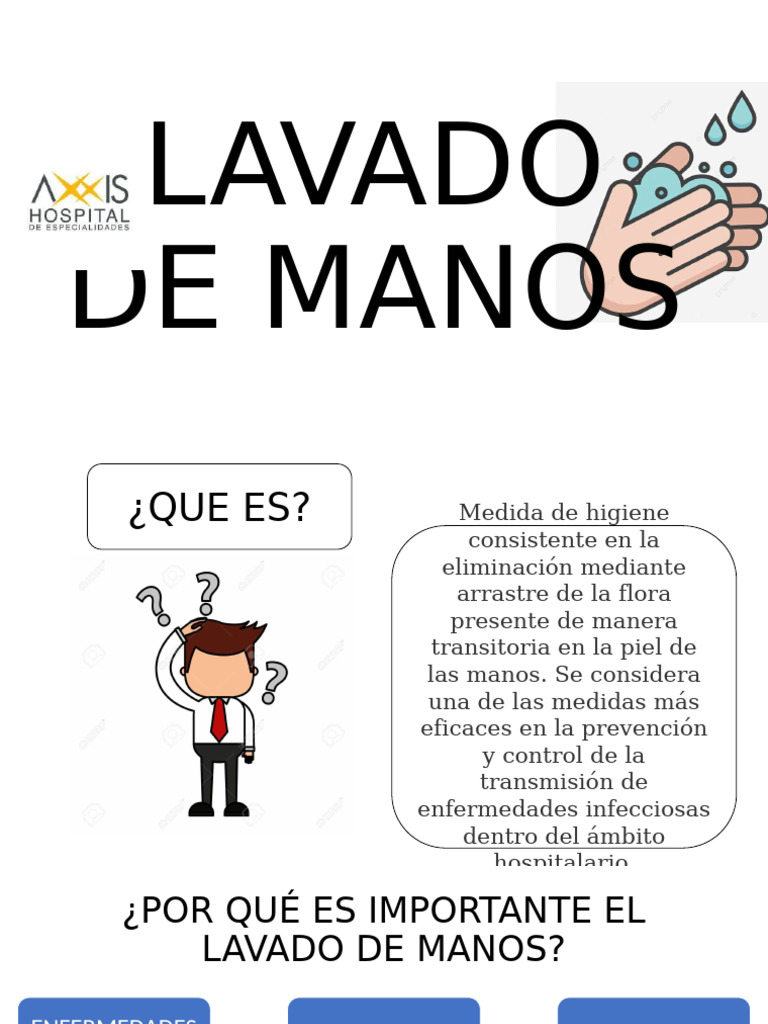 Importancia del Lavado de Manos en Salud | PDF