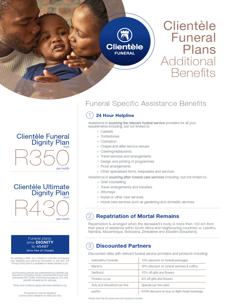 Clientèle Funeral Assistance Benefits | PDF | Funeral | Rituals