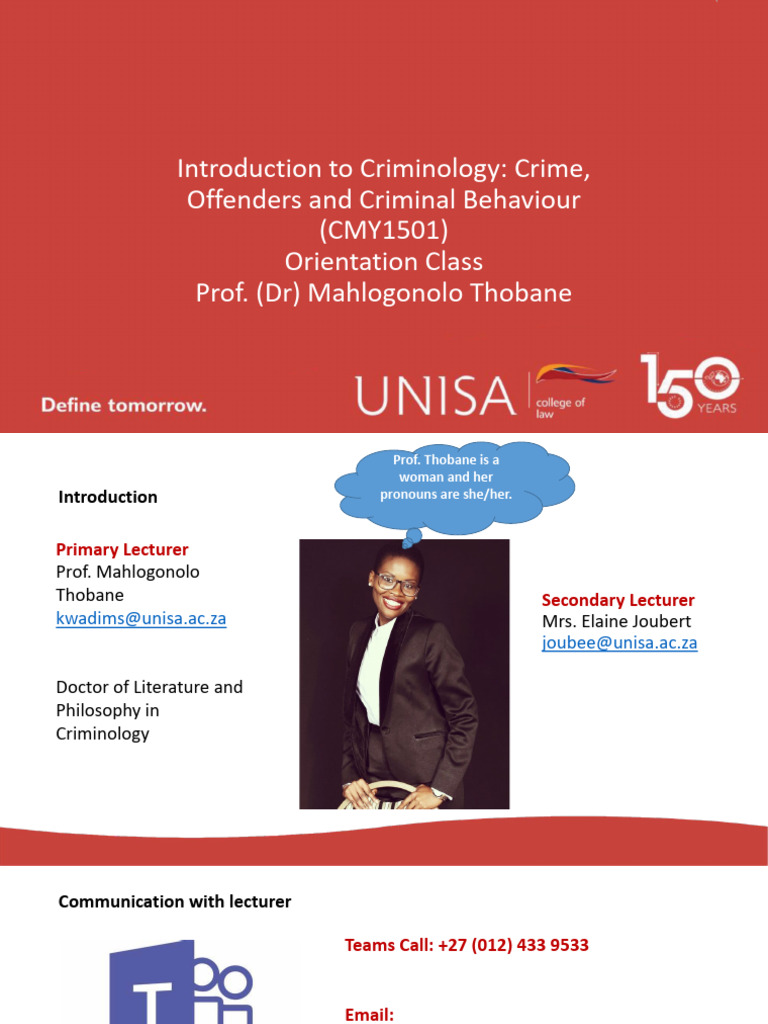 CMY1501 Exam and Assessment Overview | PDF | Criminology | Crimes