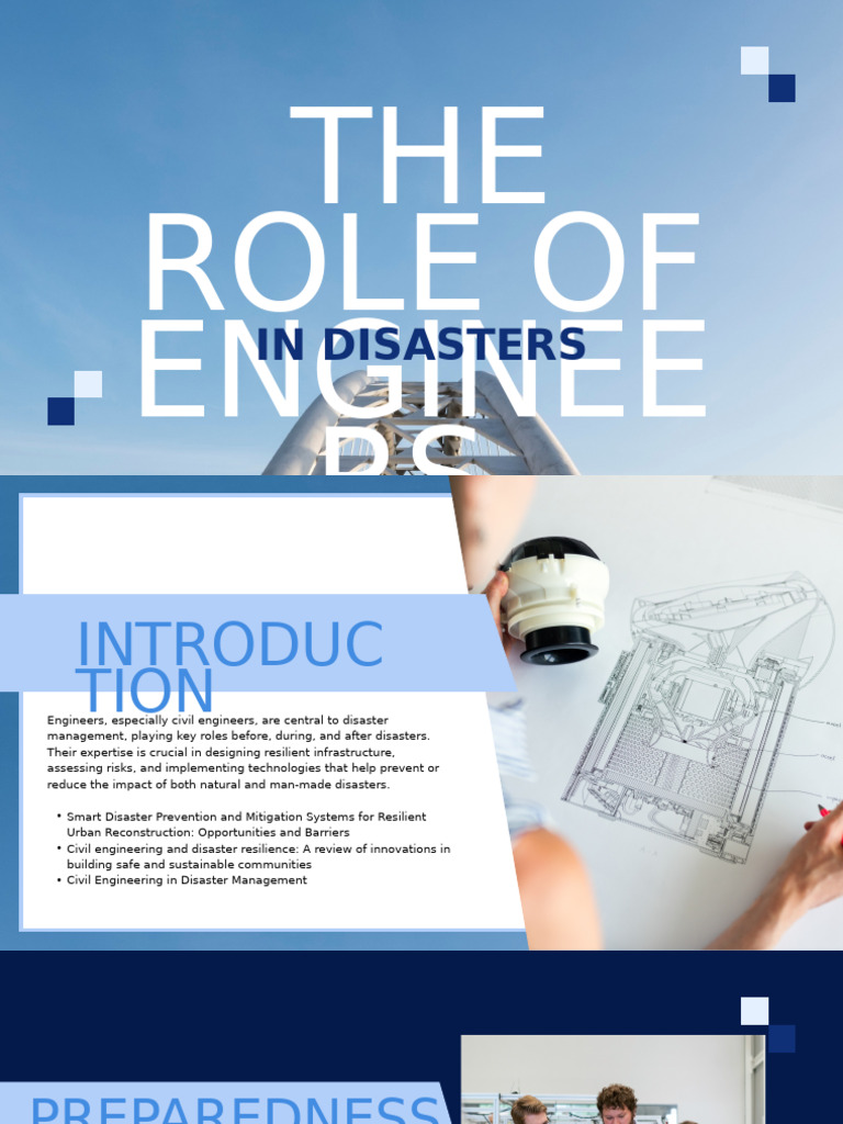 Engineers' Role in Disaster Management | PDF