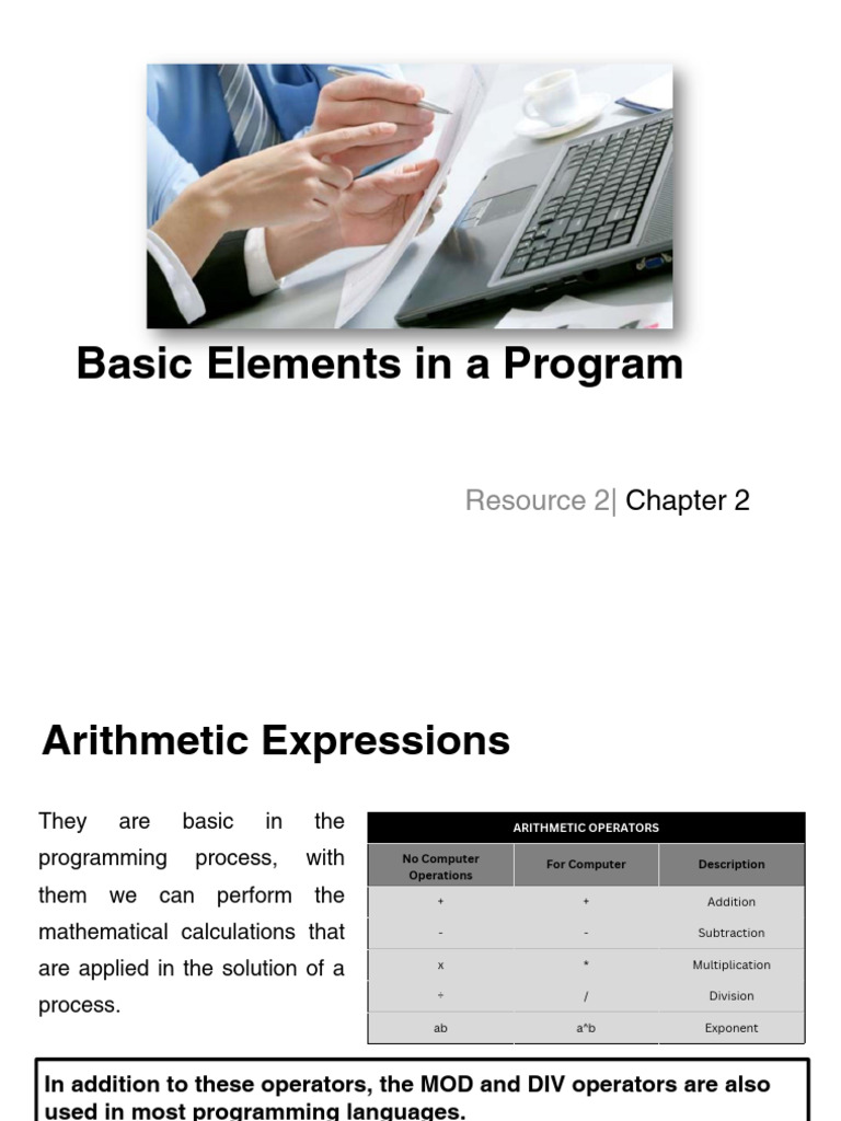 Programming Basics: Operators & Expressions | PDF | Division ...