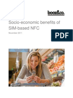 Socio-Economic Benefits of SIM-based NFC: November 2011
