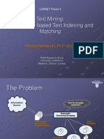 Text Mining: Fast Phrase-Based Text Indexing and Matching: Khaled Hammouda, Ph.D. Student