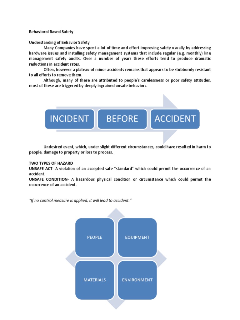 Behavioral Safety: Changing Unsafe Attitudes | PDF | Traffic Collision ...