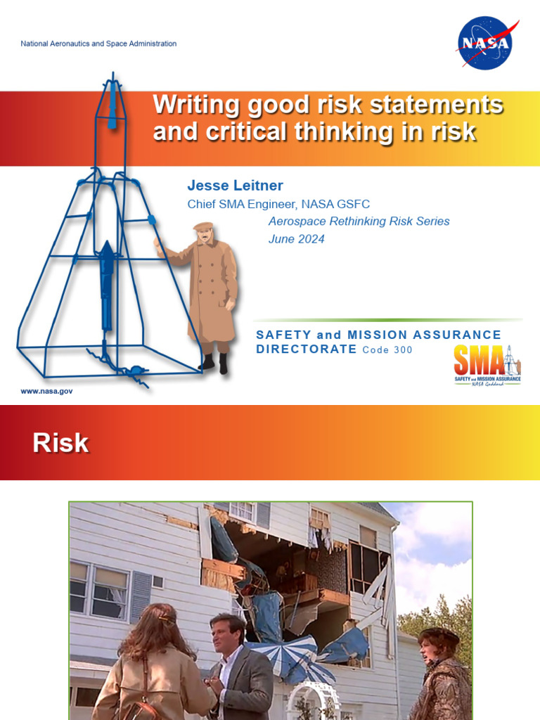 Writing Effective Risk Statements at NASA | PDF | Risk | Safety