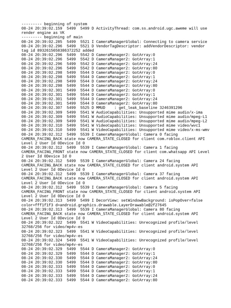 Log Cat 1756042742224 | PDF | System Software | Software Development