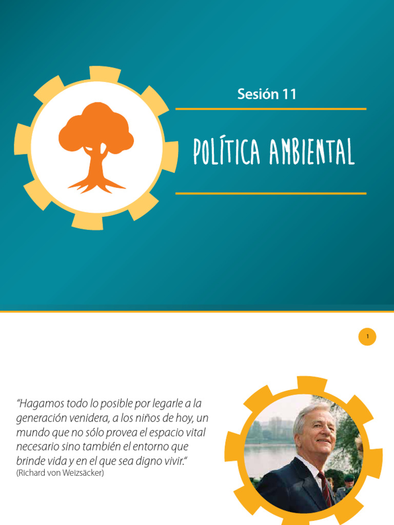 Política Ambiental y Desarrollo Sostenible | PDF | Contaminación ...