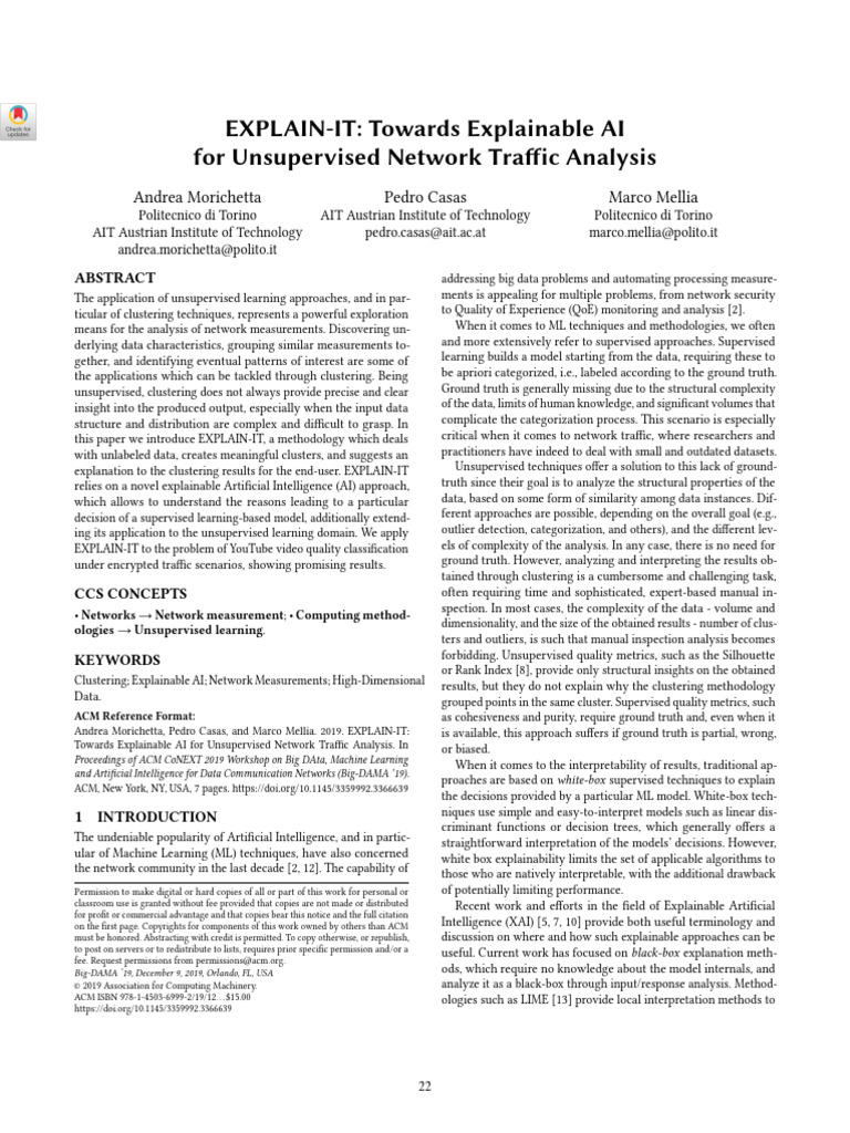 Explainable AI for Unsupervised Clustering | PDF | Cluster Analysis ...