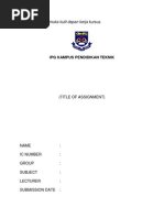 Download Assignment Cover by Ade Fox SN90634430 doc pdf