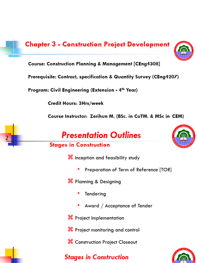 Construction Project Development Guide | PDF | Business