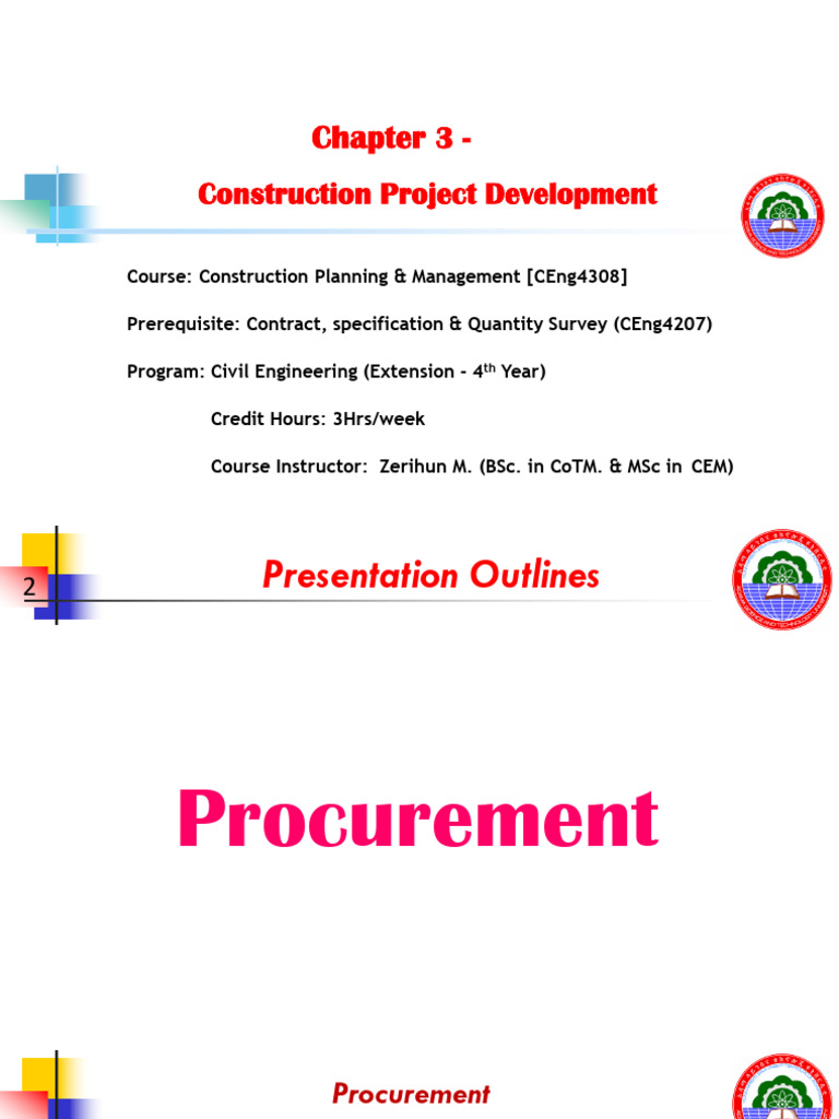 Construction Project Development Overview | PDF | Construction ...