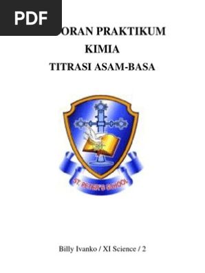 Laporan Praktikum Titrasi Asam Basa