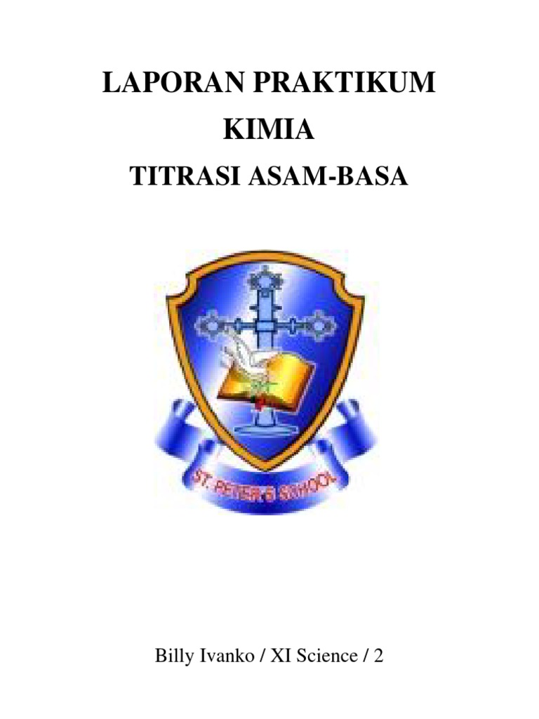 Laporan Praktikum Titrasi Asam Basa