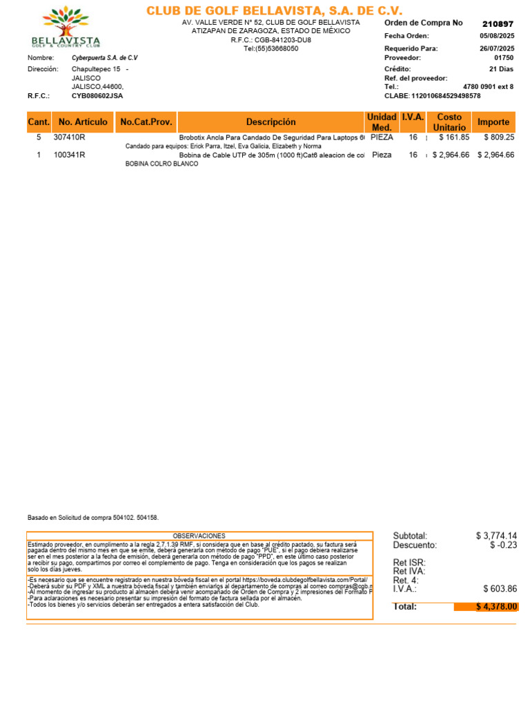 Pedido (Autorizado) - 210897 - 20250805 - 175604 | PDF