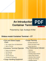 Download An Introduction of Container Terminal Tinjauan Umum Terminal Petikemas by SUZDAYAN_CAPT SN90636009 doc pdf