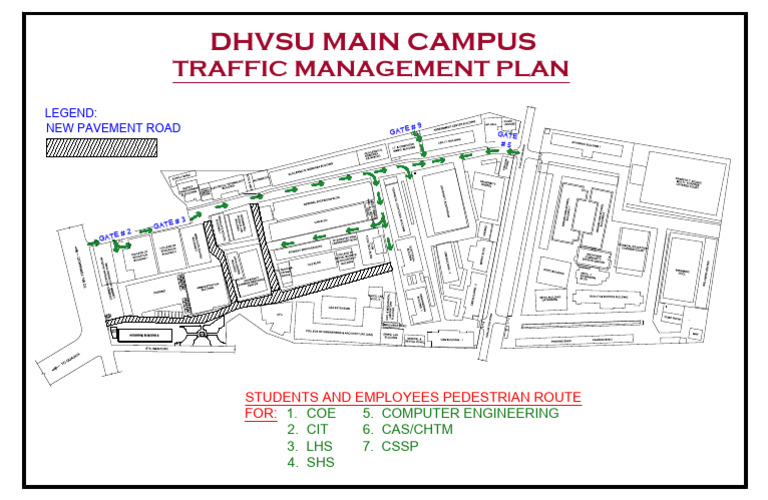 DHVSU Main Campus Building Map | PDF