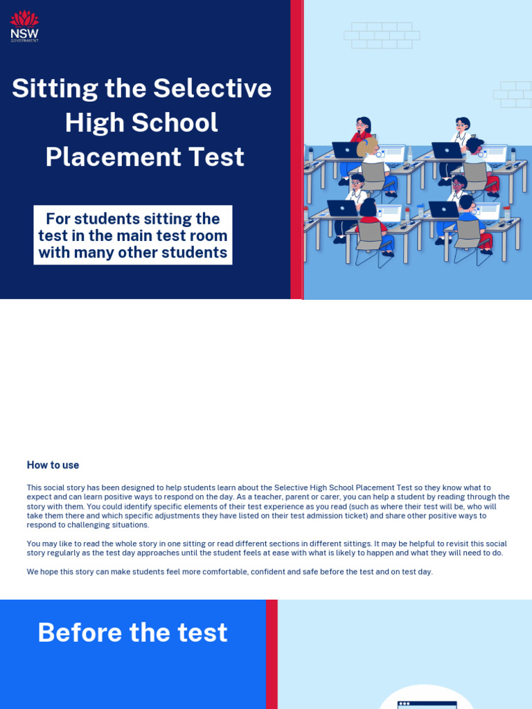 Preparing for the Selective Test | PDF | Multiple Choice