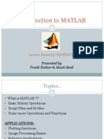 Introduction To MATLAB: Lecture Series by CEPSTRUM