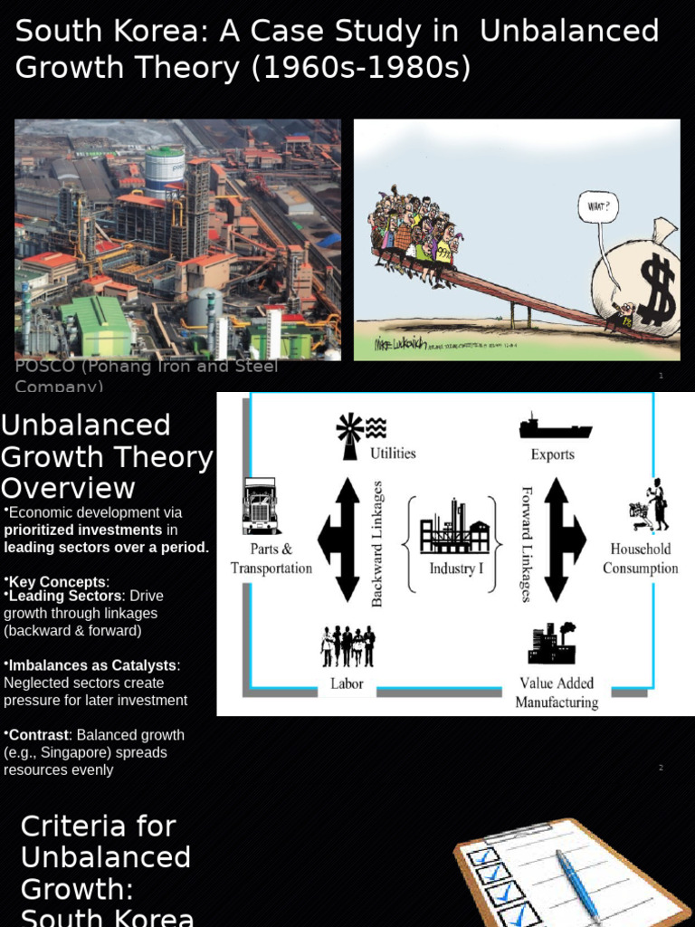 Unbalanced Growth Focusing On South Korea As A Case Study | PDF ...