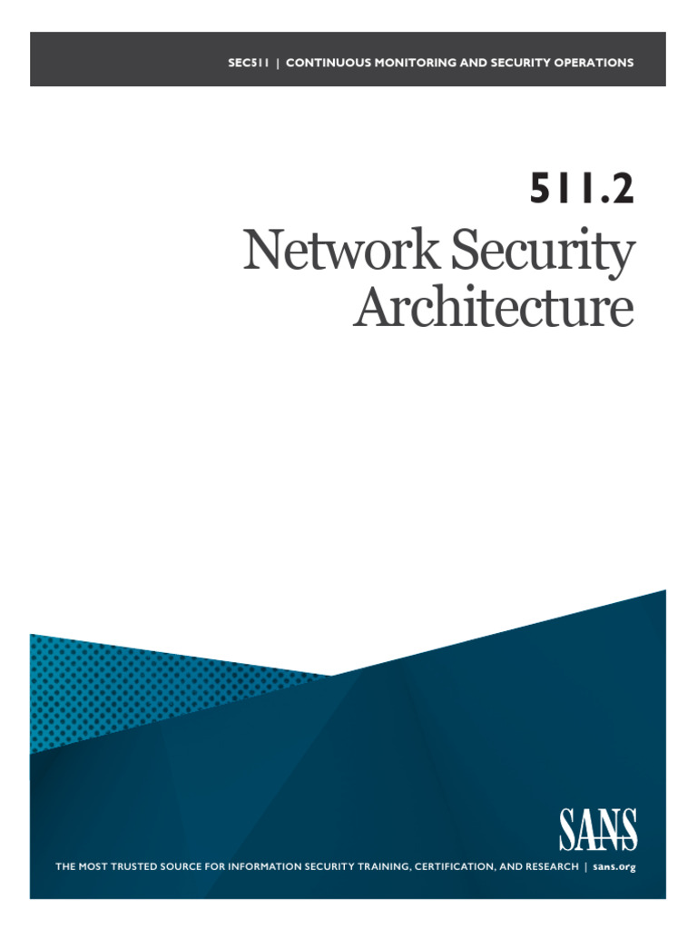 Network Security Architecture | PDF | Mac Os | Computer Security