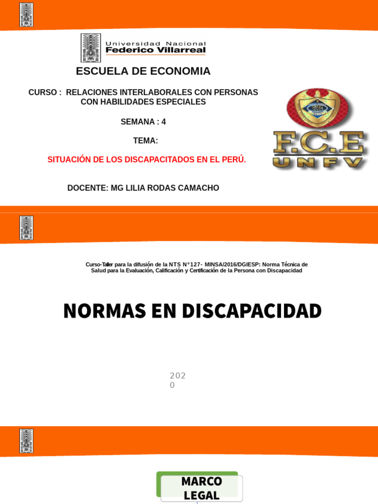 Discapacidad en Perú: Normativa y Derechos | PDF | Invalidez | Politica ...