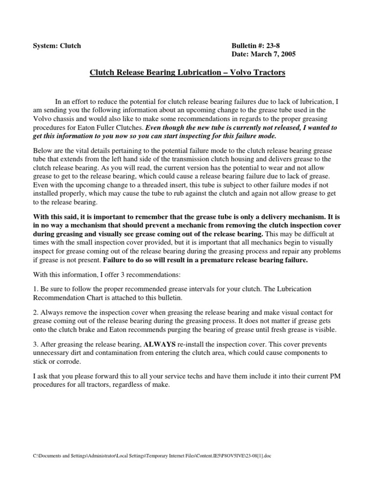 Clutch Release Bearing PDF Bearing (Mechanical) Clutch