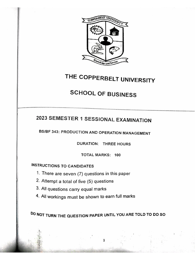 2023 BF 343 Sessional | PDF