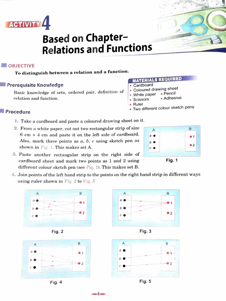 Distinguishing Relations and Functions Activity | PDF | Drawing ...