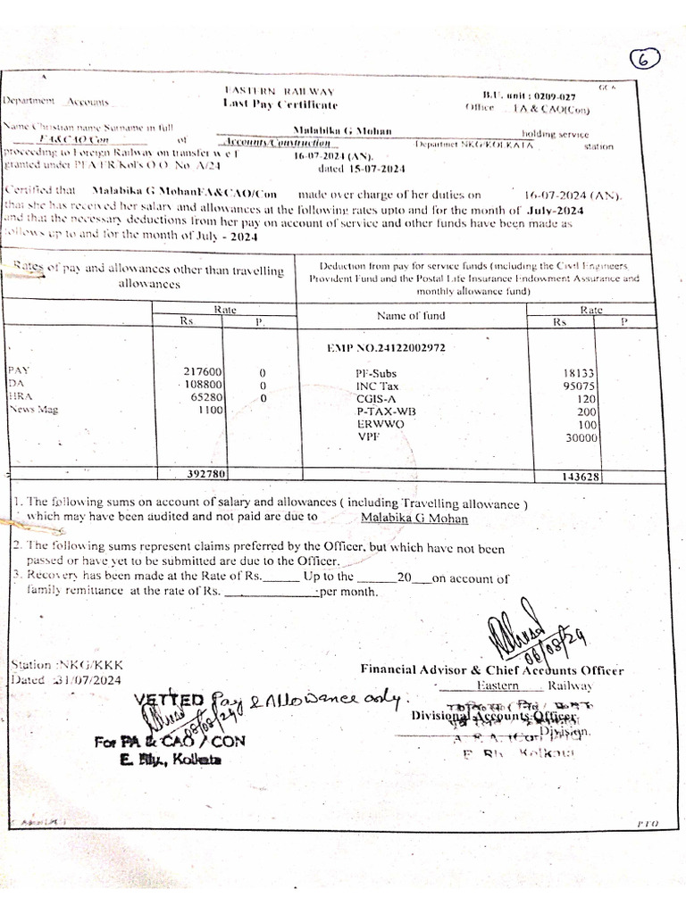 Previous Reim PFA | PDF