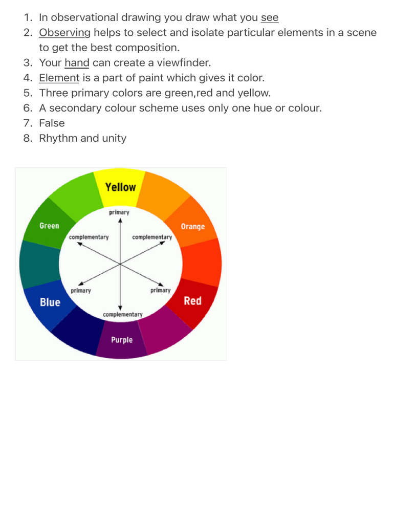 In Observational Drawing You Draw What You See | PDF
