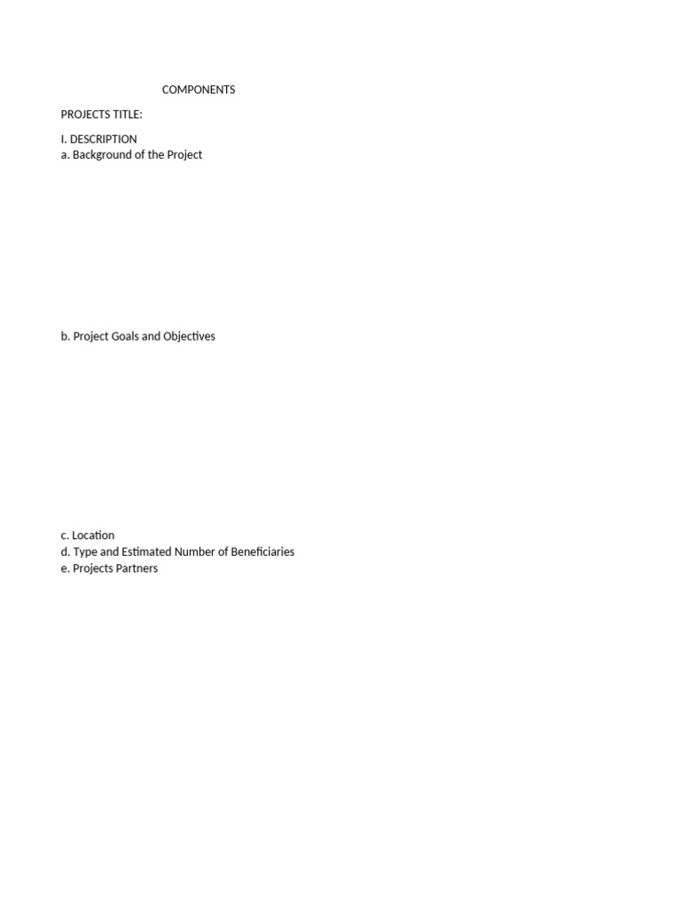 Project Proposal Template | PDF | Climate Resilience | Natural Environment
