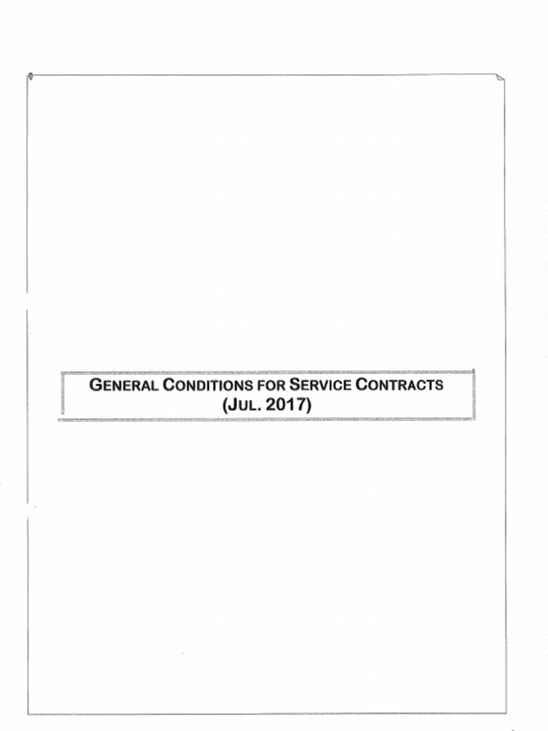 General Conditions | PDF