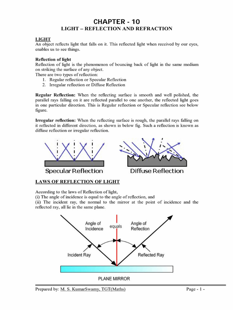 Light Class 1-0 Notes | PDF
