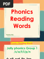 Jolly Phonics Group 2 Worksheet | PDF