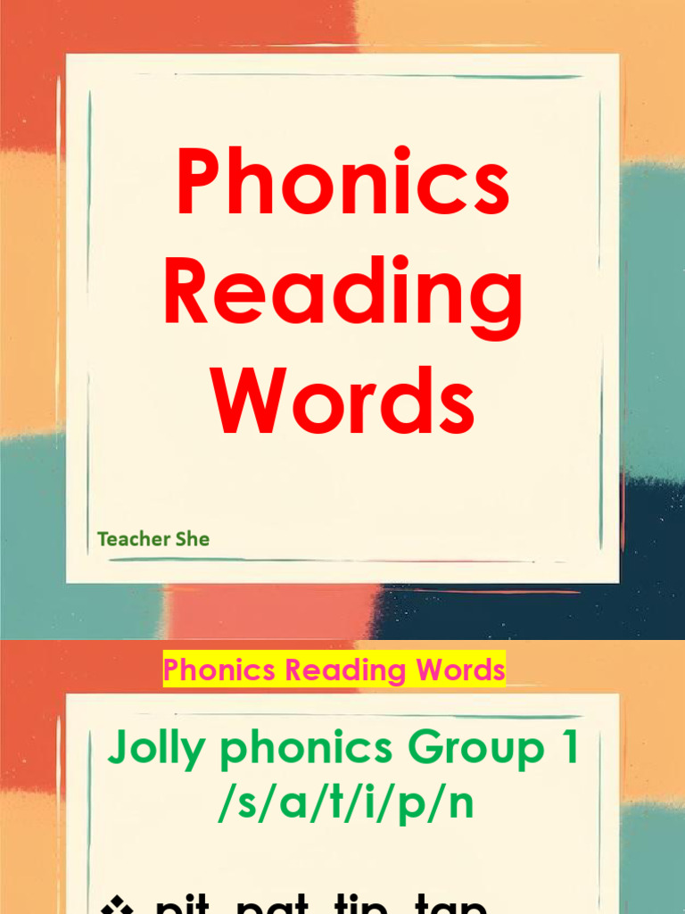 Jolly Phonics Group 2 Word List | PDF