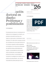 ELISAVA TdD _ 26 _ La educación doctoral en diseño_ Problemas y posibilidades