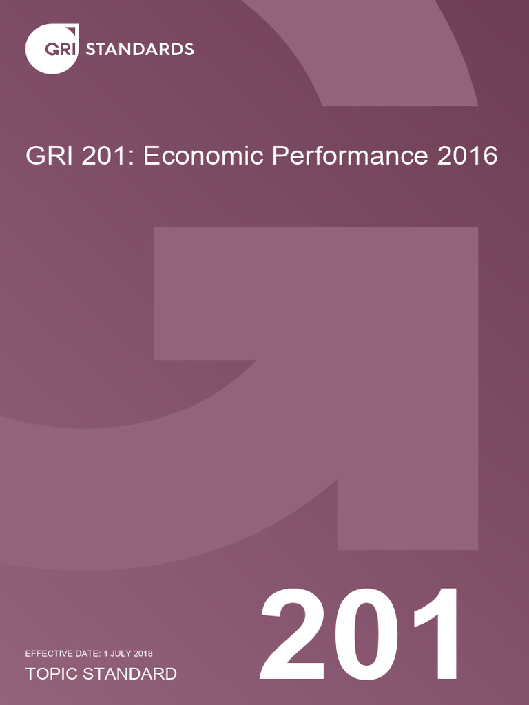 GRI 201: Economic Performance Standard | PDF | International Financial ...