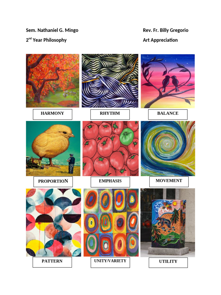 Art Appreciation: Key Principles Explained | PDF