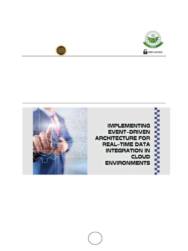 Event-Driven Architecture for Cloud Integration | PDF | Internet Of ...
