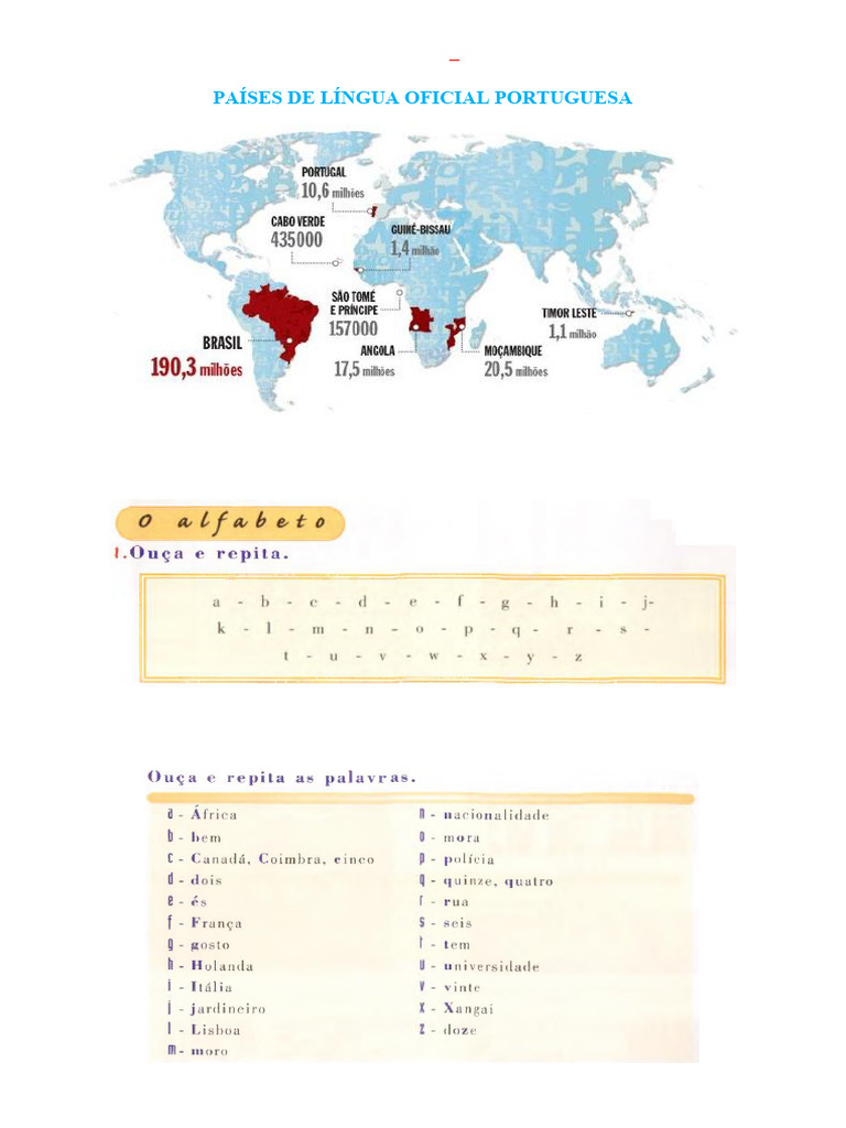 Portuguese Language Trial Lesson 1 | PDF