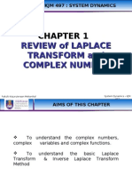 Chapter 1.1 Review of Laplace Transform and Complex Number