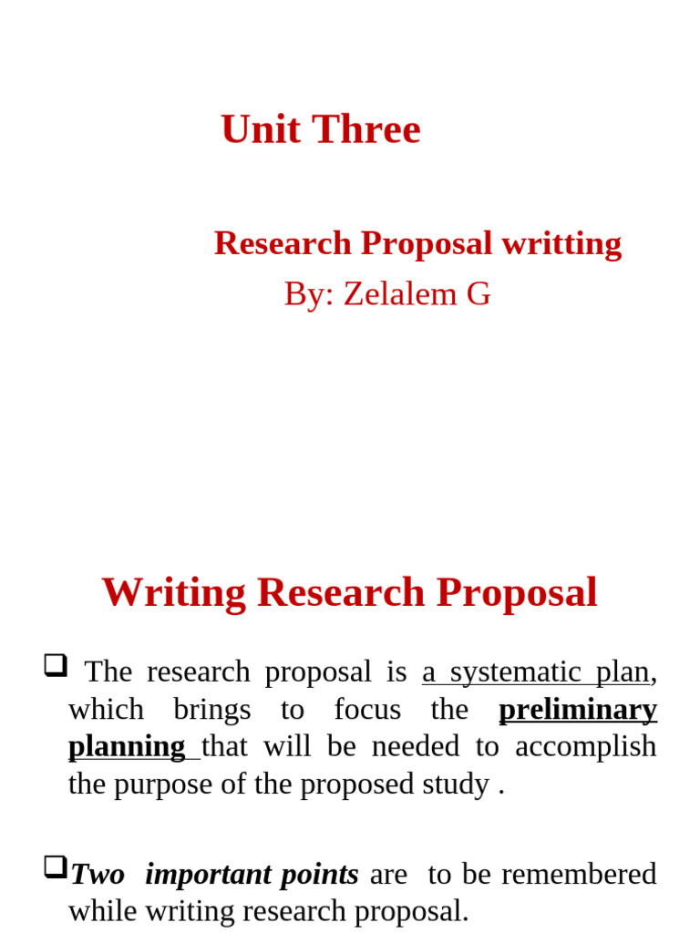 Chapter 3 Research Proposal Writing | PDF | Methodology | Scientific Method