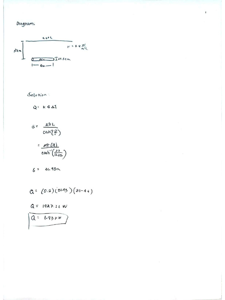 Heat Transfer Problems | PDF